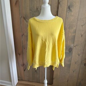 We The Free Sunny Yellow Knit Top - 055